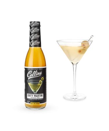 Collins Dirty Martini Mix Made with Real Olive Brine for The Bold Flavor You Need, Classic Cocktail Recipe Ingredient, 12.7 Fl Oz Dirty Martini - 25.4 Oz