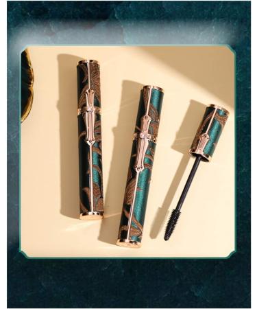 WXJ Mascara peacock feather fan thick waterproof eye makeup sweat proof nonsmudge sleek long curl mascara thrive eye primer Color 8073 - Buy Online on GoSupps.com