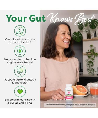 Probulin Womens Probiotic - Vaginal UT Gut & Immune Health with Lactobacillus Reuteri - 20 Billion CFU 12 Probiotic Strains & Prebiotics - 60 Vegan Gluten Free Capsules for Whole-Body Wellness Women's Health Daily - 60  - Buy Online on GoSupps.com