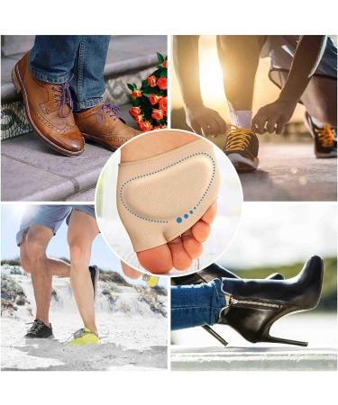 Metatarsal Sleeve Pads - 2 Pairs Large - Forefoot Cushions for Pain Relief - Buy Online on GoSupps.com