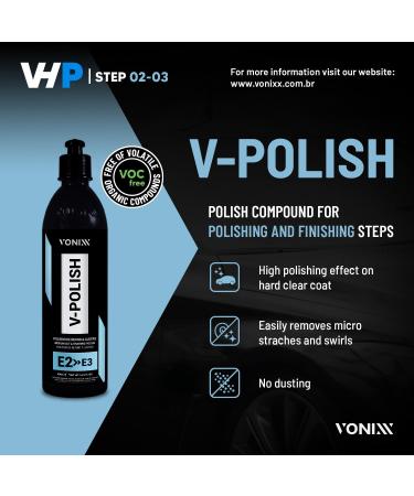 V-Polish Medium Cut & Finishing Polish 16.9 fl oz (500 ml) - International Shipping Available | Premium Car Care Product - Buy Online on GoSupps.com