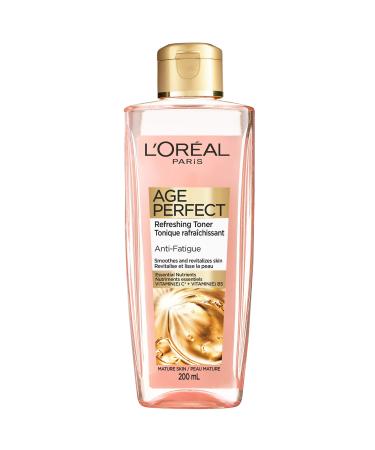 L'Oreal Paris Age Perfect Face Toner Suitable for Sensitive Skin Anti Fatigue With Energizing Vitamin C 200 Ml 200 Milliliters