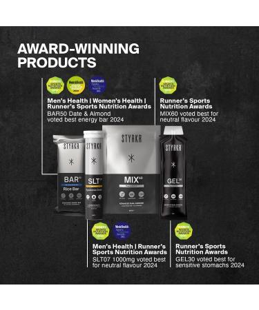 GEL50 Energy Gels from Styrkr 50 g carbohydrates pack of 12 berry flavored energy gels for cycling and running approved by endurance athletes advanced dualcarb formulation GEL50 Berry 12x - Buy Online on GoSupps.com