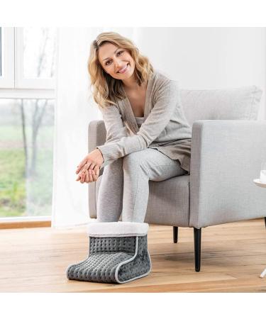Buy Electrical Foot Warmer with 6 Temperature Levels - Overheat Protection & Washable Lining | Size Up to 46 - Dark Gray - Buy Online on GoSupps.com
