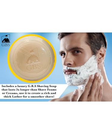 Buy G.B.S Black Adjustable Double Edge Safety Razor Set | Shaving Brush Soap Mug & Stand | Perfect Gift for Men | International Shipping Available - Buy Online on GoSupps.com