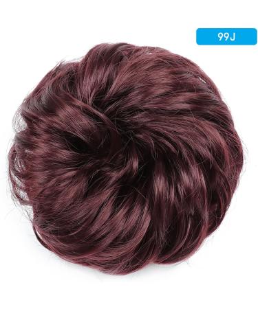 Messy Bun Hair Piece for Women Messy Bun Hair Piece Scrunchies for Women Elastic Band Synthetic Wavy Curly Chignon Ponytail Hair Extensions Thick Updo Hairpiece for Daily Wear Fake Hair Accessories 99j - Buy Online on GoSupps.com