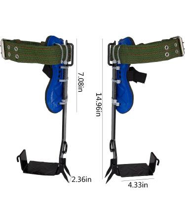 Litong 2 Pack Tree Climbing Gears  Adjustable Tree Climbing Spikes with Harness Belt and Non-Slip Pedal  304 Stainless Steel Tree Climbing Tool for Picking Fruit  Outdoor Sports. - Buy Online on GoSupps.com