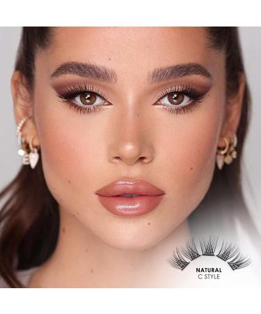 Buy Lankiz 0.07 C Curl 12mm Single False Eyelashes - 72 PCs Cluster Lashes for DIY Extensions | Natural Look at Home - Buy Online on GoSupps.com