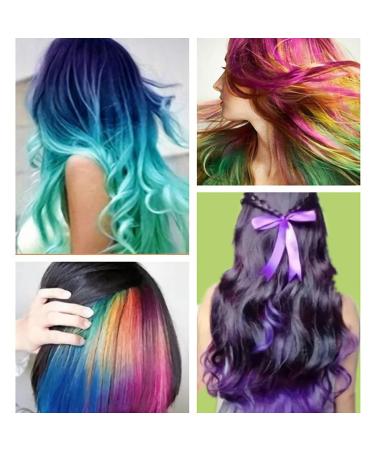 CHseo 12 Colors Hair Chalk - Washable Non-Toxic & Easy to Use for Cosplay Festivals and Halloween - Buy Online on GoSupps.com