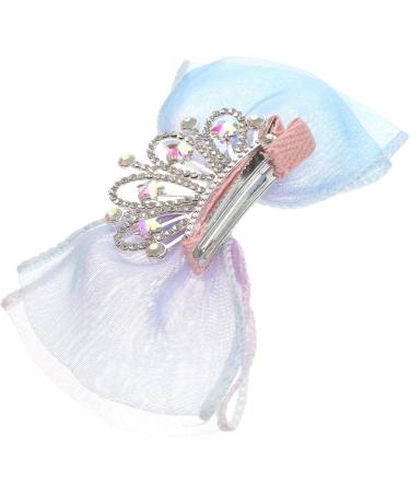 FRCOLOR Colored Hair Bow Clip bow hairpin color alligator clips princess clip s bows princess hair bows clips crown tiny hair hairclips wedding rhinestones crown hair - Buy Online on GoSupps.com