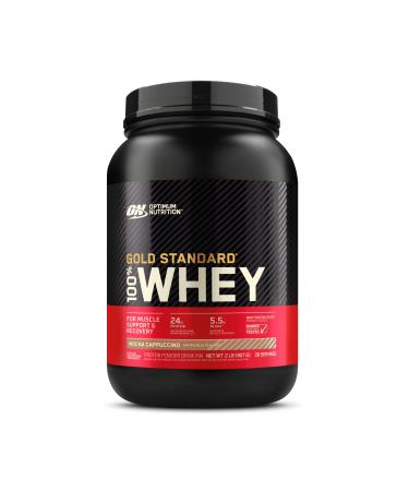Optimum Nutrition Gold Standard 100% Whey Protein Powder  Mocha Cappuccino  2 Pound (Packaging May Vary) Mocha Cappuccino 2 Pound (Pack of 1)