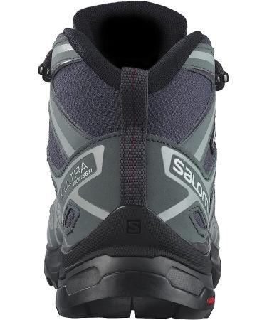 Salomon Women's X Ultra Pioneer Mid Climasalomon Waterproof Boots Size 9 Ebony/Stormy Weather/Wine Tasting - Buy Online on GoSupps.com