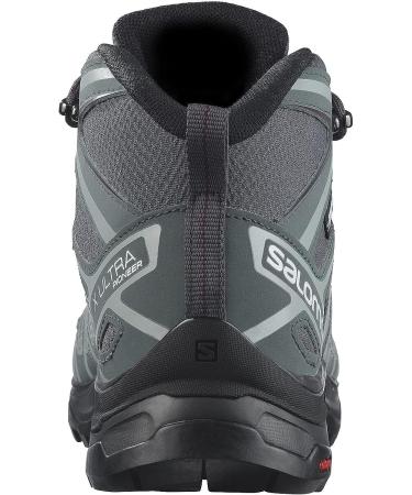 Salomon Women's X Ultra Pioneer Mid Climasalomon Waterproof Boots - Size 9.5 - Ebony/Stormy Weather/Wine Tasting - Buy Online on GoSupps.com
