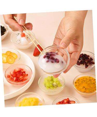 Lot De 10 Bols Transparents En Verre De 7 5 Cm Pour M lange De Masques Faciaux Bol De Rangement Pour Huiles Essentielles Usage Cosm tique Domicile - Buy Online on GoSupps.com