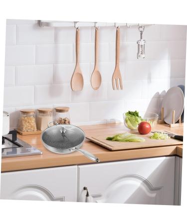 OUNONA Honeycomb Wok Non Stick Cooking Utensils Griddle Baking Pans Roasting Pan Non Stick Fry Pan Work on Induction Stove Wok Non Stick Wok Stainless Steel Handle Chinese Style - Buy Online on GoSupps.com