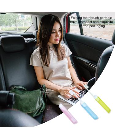 TEEGXDY 5PCS Travel Toothbrush Set - Soft Foldable & Movable - Perfect for Family Trips Camping & School - Buy Online on GoSupps.com