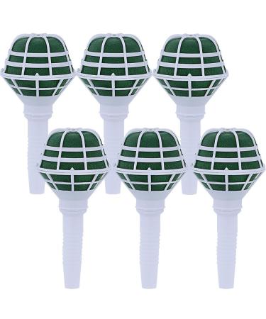 Supla 6 PCS Bouquet Holders Foam Floral Handle Handle Bouquet Holder for Bridal Fresh Flowers Silk Flowers Wedding Supplies Decoration