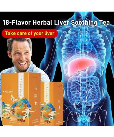 Daily Liver Nourishing Tea 18-Flavor Herbal Chrysanthemun Cassia Seeds Liver Soothing Tea 18 flavors liver care tea Nourishing Liver and Protecting Liver Tea Health Preserving Tea (1 boxs) - Buy Online on GoSupps.com