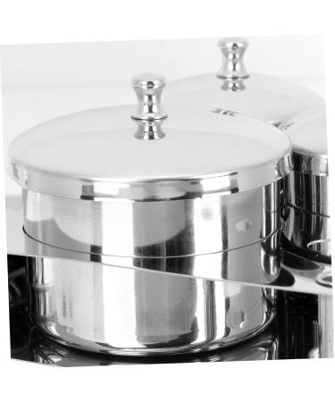 FOMIYES 5 Sets Nail Art Storage Jar Container with Lid Metal Bracket Manicure Cup Dappen Dish Cup Mini Nail Polish Kit U as Acrilicas Metal Holder Metal Stand Liquid Stainless Steel Tool - Buy Online on GoSupps.com