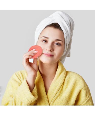Buy SINLAND Reusable Microfiber Makeup Remover Pads - 12 Pack Washable Cotton Rounds for All Skin Types | Exfoliating Facial Cleansing Pads with Laundry Bag - Eco-Friendly Pink 3.15 Inch - Buy Online on GoSupps.com