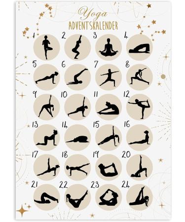 Buy A3 Scratch Advent Calendar | Unique Yoga HELL Christmas Countdown - Buy Online on GoSupps.com