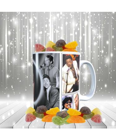 Rock n Roll Greats of The 50s & 60s Celebrity Music Icon Mug with Choice of Sweets Gift - Buy Online on GoSupps.com