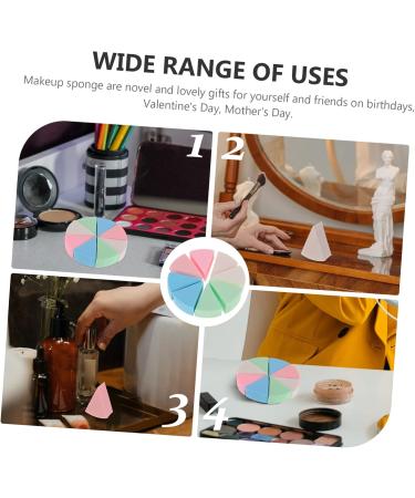 POPETPOP 8 Sets Triangular Sponge Puff Esponjas Para Maquillaje Concealer Sponge Makeup Foam Wedges Foundation Sponge Makeup Foundation Body Triangle Flutter Emulsion - Buy Online on GoSupps.com