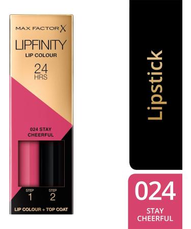 Max Factor Lipfinity Long-Lasting Two Step Lipstick - 24 Stay Cheerful 4.2 g - Buy Online on GoSupps.com