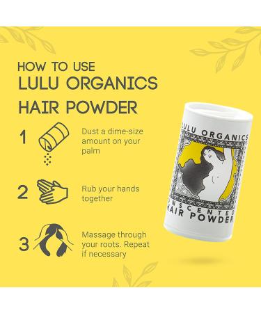 LULU_ORGANICS All-Natural Dry Shampoo 1 oz - Talc-Free & Unscented for Oily Hair - Buy Online on GoSupps.com