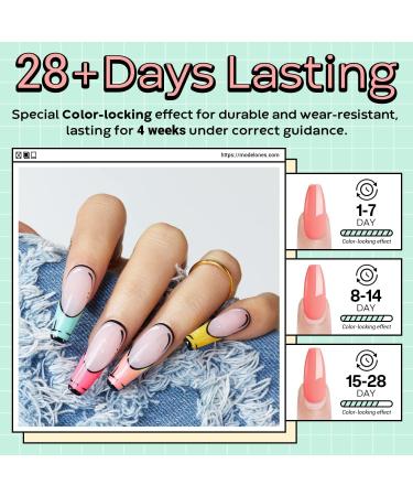 Modelones Gel Nail Polish - 6 Colors Summer Gel Polish Popular Bright Yellow Pink Gel Nail Soak Off U V Gel Nail Kit Beauty Gifts Set Box - Buy Online on GoSupps.com