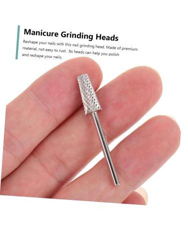 SOLUSTRE Nail Polisher Electric Nail File Nail Tools Carbide Drill Bit Professional Nail File Nail Grinding Head Nail Polish Bits Nail Builder Gel Fragments Alloy Miss Tungsten Steel - Buy Online on GoSupps.com
