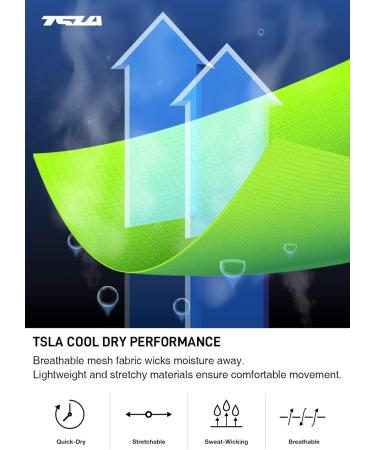 TSLA Men's 3 Pack Y-Back Muscle Tank Tops - Dry Fit Athletic Gym Shirts (Black/ Red/ Neon Green, Large) - Buy Online on GoSupps.com