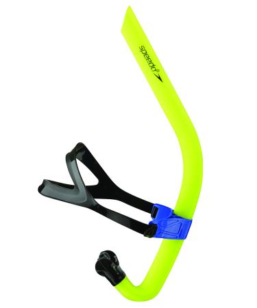 Speedo Unisex-Adult Swim Training Snorkel Bullet Head Shocking Lime