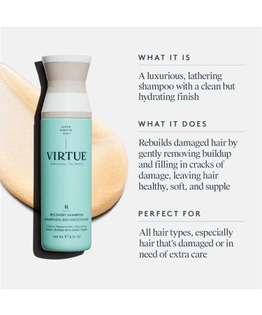 Virtue Recovery Sulfate Free Shampoo | Keratin & Baobab Oil for Damaged Color Safe Hair - Shop Internationally - Buy Online on GoSupps.com