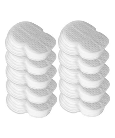 Lot de 100 coussinets anti-transpiration pour aisselles autocollants absorbants et anti-transpirants pour sous les bras autocollants -transpirants jetables respirants et confortables pour l'ext