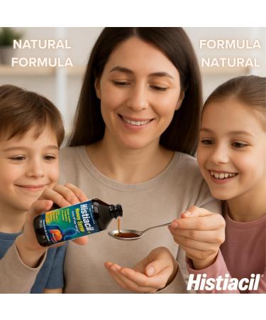 Histiacil NAT Honey Syrup Natural Cough & Sore Throat Relief with Honey Propolis Eucalyptus Elderberry & Mint Immune Support 7.44 fl oz for Adults & Kids Ages 4+ - Buy Online on GoSupps.com