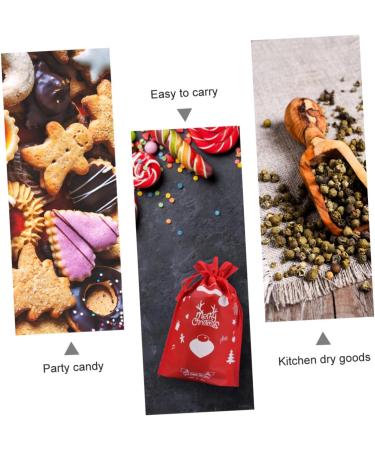 LALAFINA 10pcs Christmas Bouts Candy Bags Men for Christmas Drawstring Bag Christmas Bag Beam Port - Buy Online on GoSupps.com