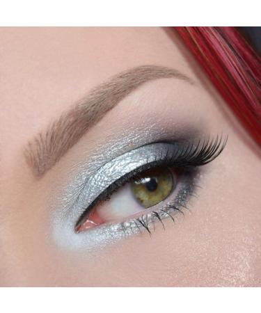 Diamond White Liquid Glitter Eyeshadow - Metallic Icy White with Fine Sparkle, Long-Lasting Formula for Sparkling Eyes - Buy Online on GoSupps.com
