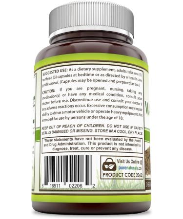Pure Naturals Valerian Root 500mg Capsules - Promotes Healthy Sleep - 120 Count - Buy Online on GoSupps.com