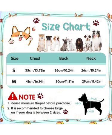 Zuimei Dog Surgery Recovery Suit Striped Dog Surgical Recovery Suit Anti-licking Dog Post Surgery Bodysuit Dog Recovery Shirt Dog Onesie Vest For Wound Protection E-Collar Alternative(Green S) pink green S - Buy Online on GoSupps.com