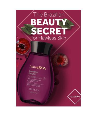 Nativa SPA Black Plum Body Oil with Quinoa Drops - 6.8 oz | Hydrating Body Oil - Buy Online on GoSupps.com