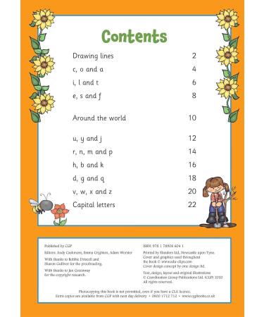 Writing Activity Book for Ages 4-5 | CGP Reception Activities | International Shipping - Buy Online on GoSupps.com