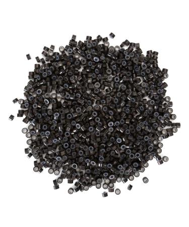 Faletony 500 pieces microrings with silicone use hair extension loops micro color ring beads for hair extension hair compression blond/black/brown black 500 pieces - Buy Online on GoSupps.com