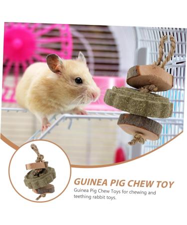 Levemolo Wooden Biting Playthings Wooden Chew Ball Pet Biting Playthings Rabbit Chewing Playthings - Buy Online on GoSupps.com