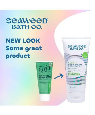 Seaweed Bath Co Eucalyptus Peppermint Body Cream 6 fl oz - Buy Online on GoSupps.com