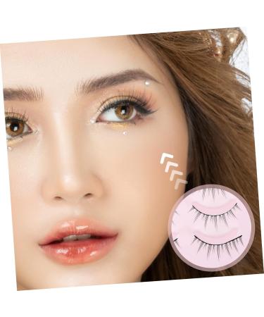 FRCOLOR 5 Pairs Fake Eyelashes Reusable Eyelashes Cat Eyes Eyelashes Fluffy Volume Lashes Beauty Girl Eyelashes Woman False Eyelash Handmade Lashes Acrylic Cosmetic 3d Chemical Fiber - Buy Online on GoSupps.com