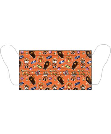 50PC Children Disposable Meltblown Layer Protective Face_Mask Halloween Printed 3Ply Earloop Protective Breathable Face Cover D-50pcs Kids - Buy Online on GoSupps.com