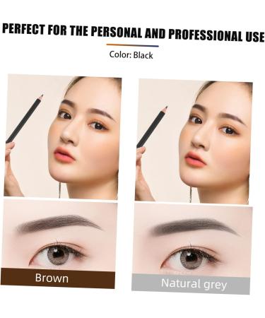 LALAFINA 12pcs Black Eyeliner 1 Eyebrow Pen Black Eyeliner Black Eyeliner Pencils Eyeliner Eyebrow Pencil Set Makeup Accessory Eyeliner Black Female Eyeliners Tool - Buy Online on GoSupps.com
