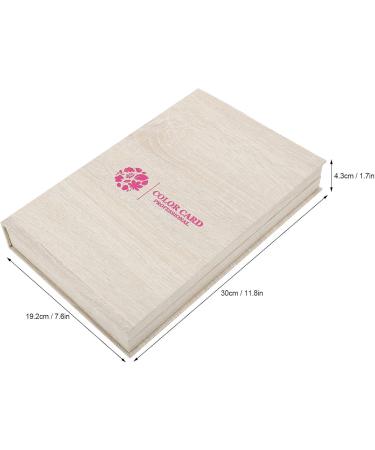 180 Colors Nail Tip Display - Durable Nail Art Color Card & Wood Nail Polish Display Book for Exercise Use - Light Color - Buy Online on GoSupps.com