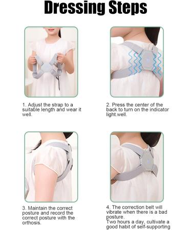 Smart Posture Corrector for Men & Women | Adjustable Upper Back Brace for Teens & Kids | Perfect Posture Reminder - Buy Online on GoSupps.com